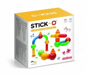 MAGFORMERS KLOCKI STICK-O BASIC 10EL. 18M+ - 2876434062