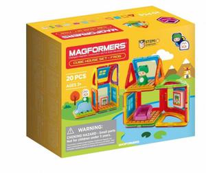 MAGFORMERS KLOCKI MAGNETYCZNE CUBE HOUSE - ABA 18M+ - 2876434065