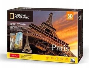 CUBICFUN PUZZLE 3D NATIONAL GEOGRAPHIC PARY WIEA EIFFLA 80 EL. 7+ - 2877577488