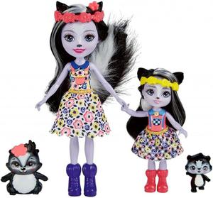 MATTEL ENCHANTIMALS SAGE I SABELLA SKUNK SIOSTRY HCF82 4+ - 2878131348