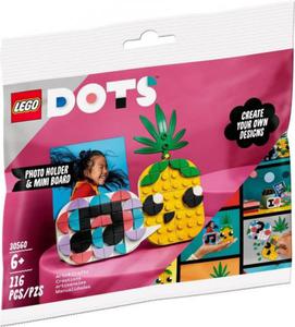 LEGO DOTS ANANAS RAMKA NA ZDJCIE I MINIATUROWA TABLICA 30560 6+ - 2869377476