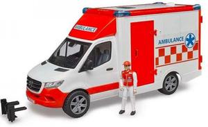 BRUDER MERCEDES-BENZ SPRINTER AMBULANS Z FIGURK I MODUEM 4+ - 2877009985