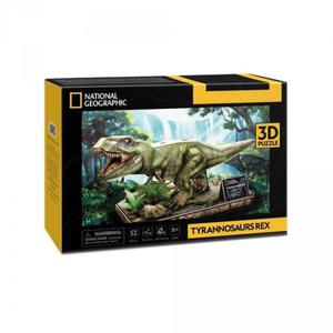 CUBICFUN PUZZLE 3D NATIONAL GEOGRAPHIC - T-REX 52EL. 8+ - 2878392057