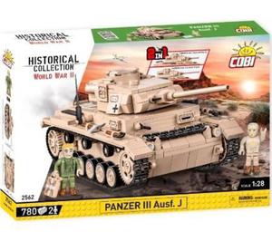 COBI HISTORICAL WWII PANZER III AUSF.J 2562 9+ - 2877926500