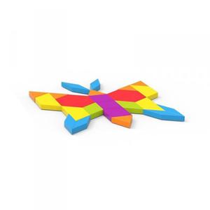 IWOOD GRA UKADANKA MOTYL TANGRAM W PUSZCE 3+ - 2871558044