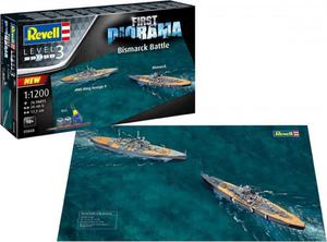 REVELL FIRST DIORAMA SET BISMARCK BATTLE 05668 SKALA 1:1200 - 2876714600