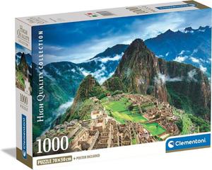 CLEMENTONI 1000 EL. COMAPCT MACHU PICCHU PUZZLE 7+ - 2877835083