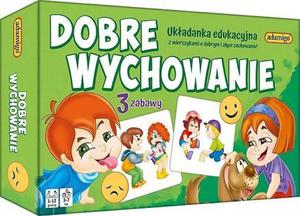 ADAMIGO GRA DOBRE WYCHOWANIE MINI 3+ - 2875641948