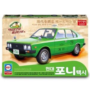 ACADEMY HYUNDAI PONY GEN. 1 TAXI 15140 SKALA 1:24 - 2875641975