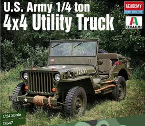 ACADEMY U.S. ARMY 1/4 TON 4X4 UTILITY TRUCK 13547 SKALA 1:24 - 2875641977