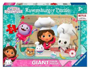 RAVENSBURGER 24 EL. GIGANT KOCI DOMEK GABI PUZZLE 3+ - 2875778263