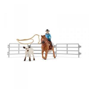 SCHLEICH KOWBOJKA I APANIE NA LASSO FARM WORLD 42577 3+ - 2875885235