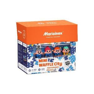 MARIOINEX KLOCKI KONSTRUKCYJNE WAFFLE MINI POSTERUNEK POLICJI 3+ - 2875999185