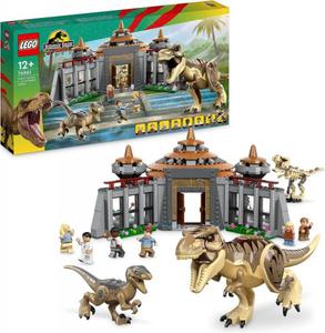 LEGO JURASSIC WORLD CENTRUM DLA ODWIEDZAJCYCH: ATAK TYRANOZAURA I RAPT ORA 76961 12+ - 2877577827