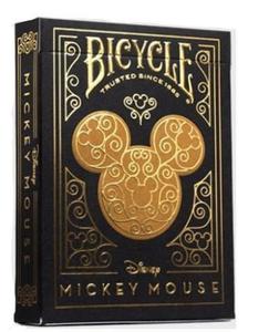 BICYCLE KARTY BLACK & GOLD MICKEY 7+ - 2876525660