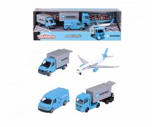 MAJORETTE ZESTAW POJAZDW MAERSK, 4-PAK 3+ - 2878392324