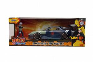 JADA TOYS NARUTO KAKASHI HATAKE 1993 MAZDA RX-7 1:24 8+ - 2877144274