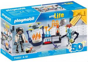 PLAYMOBIL MY LIFE NAUKOWIEC Z ROBOTAMI 71450 4+ - 2878017661