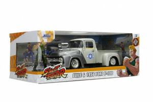 JADA TOYS STREET FIGHTER 1956 FORD PICKUP 1:24 8+ - 2878257749