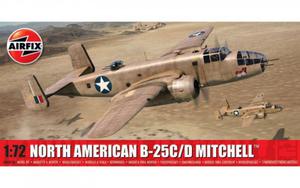 AIRFIX NORTH AMERICAN B-25C/D MITCHELL 06015A SKALA 1:72 - 2878392537