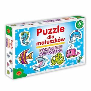 ALEXANDER PUZZLE DLA MALUSZKW PODWODNE ZWIERZTKA 2-7 EL. 3+ - 2869901796