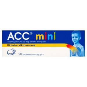 ACC Mini 100 mg Lek 20 sztuk - 2874248258