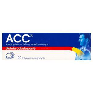 ACC 200 mg Lek 20 sztuk - 2874248260