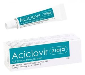 Aciclovir Ziaja krem 0,05 g/g 5 g (tuba) - 2874248270