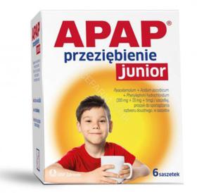 Apap Przezibienie Junior, 6 saszetek - 2874248411