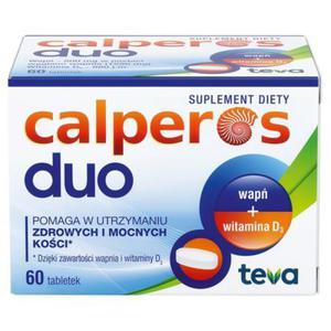 Calperos Duo wap + witamina D3 Suplement diety 60 sztuk - 2874248705