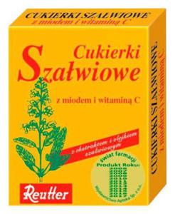 Cukierki szawiowe z miodem i witamin C, Reutter, 50 g - 2874248850