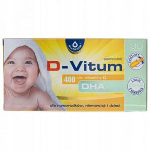 D-Vitum 400 j.m. witaminy D DHA kapsuki - 2874249039