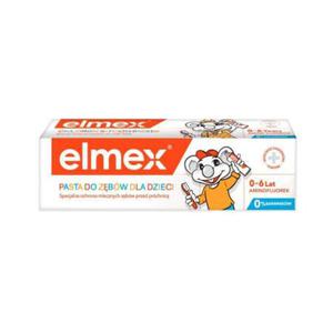 elmex Kids Pasta do zębów dla dzieci 0-6 lat przeciw próchnicy z aminofluorkiem 50 ml - 2874249078