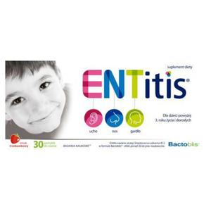ENTitis Suplement diety smak truskawkowy 24,3 g (30 x 810 mg) - 2874249121