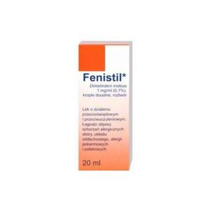 Fenistil krople doustne 20 ml (Import rwnolegy) - 2878662888