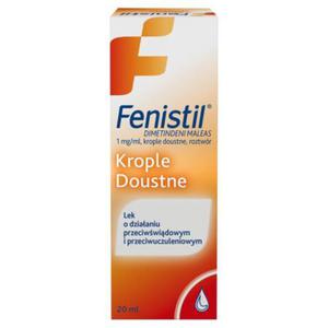 Fenistil 1 mg/ml Krople doustne 20 ml - 2874249181