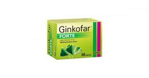 Ginkofar forte 80 mg, 60 tabletek - 2874249331