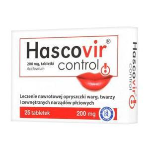 Hascovir Control 200 mg, 25 tabletek - 2874249422