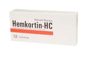 Hemkortin-HC, czopki doodbytnicze, 12 sztuk - 2874249443