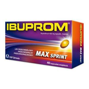 Ibuprom MAX Sprint 400 mg x 40 kaps. - 2874249527