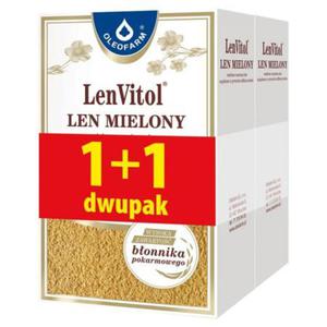 Oleofarm LenVitol Len mielony 2 x 200 g - 2874249748