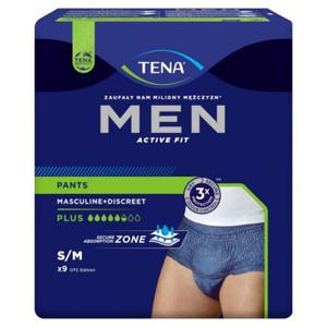 TENA Men Pants Plus Mska bielizna chonna S/M 9 sztuk - 2877548394