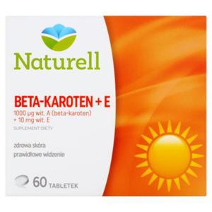 Naturell Beta-karoten + E Suplement diety 60 sztuk - 2874250040