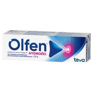 Olfen hydroel 10 mg/g lek o dziaaniu przeciwblowym przeciwzapalnym przeciwobrzkowym el 50 g - 2874250243