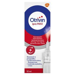 Otrivin ipra Max 0,5 mg + 0,6 mg Aerozol do nosa 10 ml - 2874250445