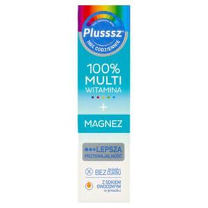 Plusssz Multiwitamina + Magnez tabletki musujce - 2874250564