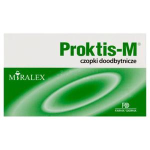 Proktis-M Wyrb medyczny czopki doodbytnicze 10 x 2 g - 2878828673