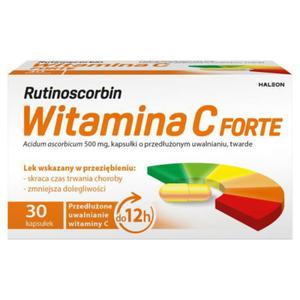 Rutinoscorbin Witamina C Forte Kapsuki 30 sztuk - 2874250862