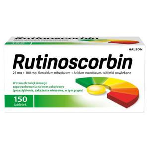 Rutinoscorbin Tabletki powlekane 150 sztuk - 2874250863