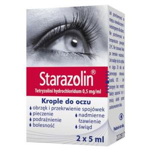 Starazolin krople do oczu 0,5 mg/ml 5 ml x 2 - 2874251047